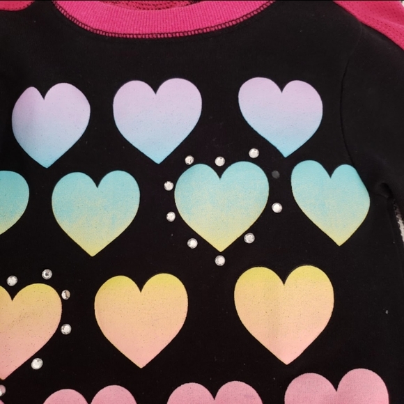 Sweatshirt with hearts💙💚💛🧡💜 - Picture 3 of 6
